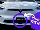 tesla model x front license plate